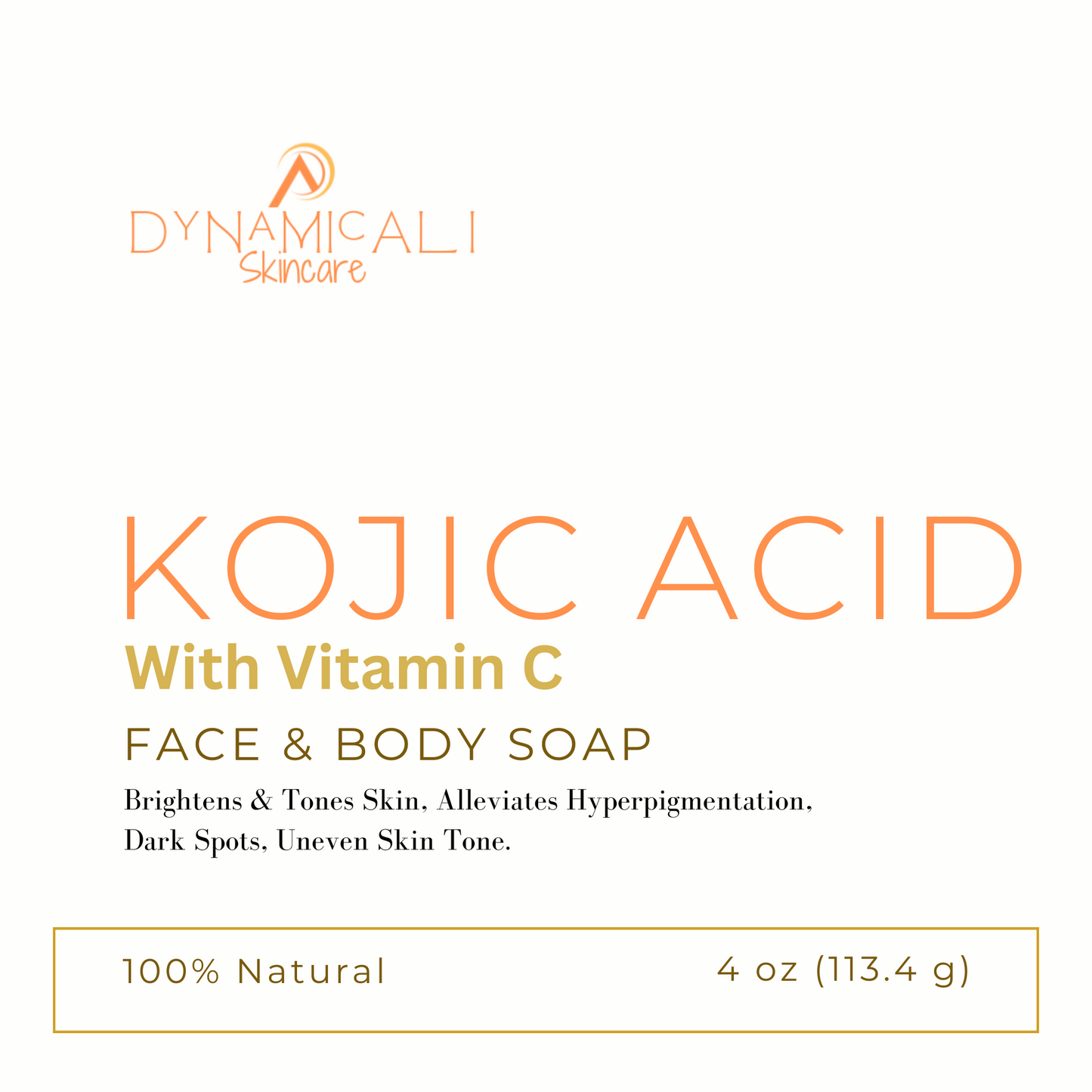 Kojic Acid with Vitamin C Face & Body Soap