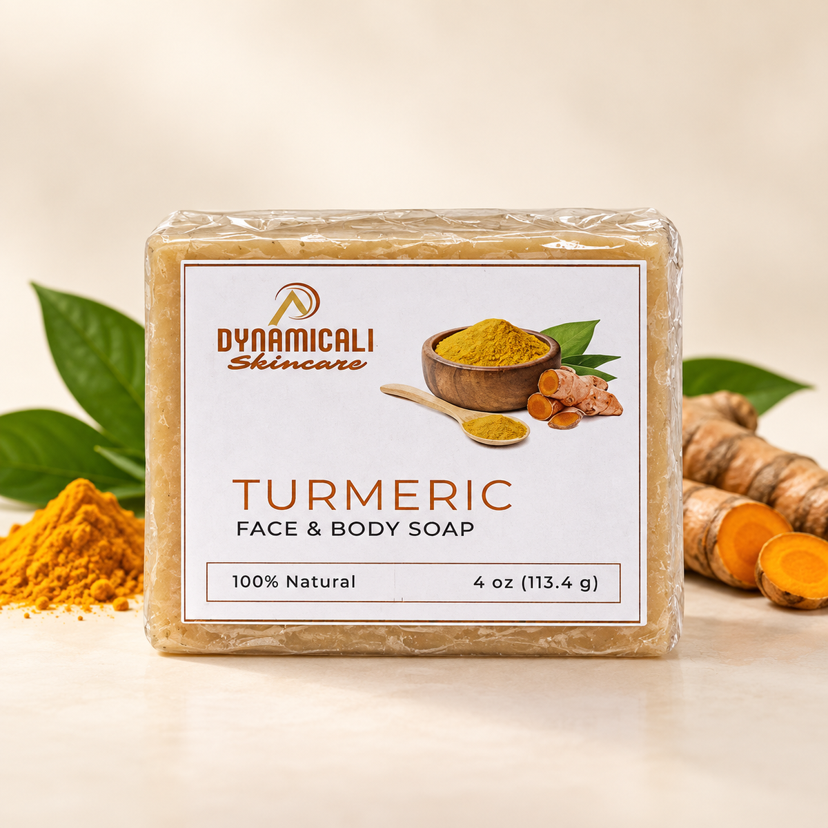 Turmeric Face & Body Soap Bar
