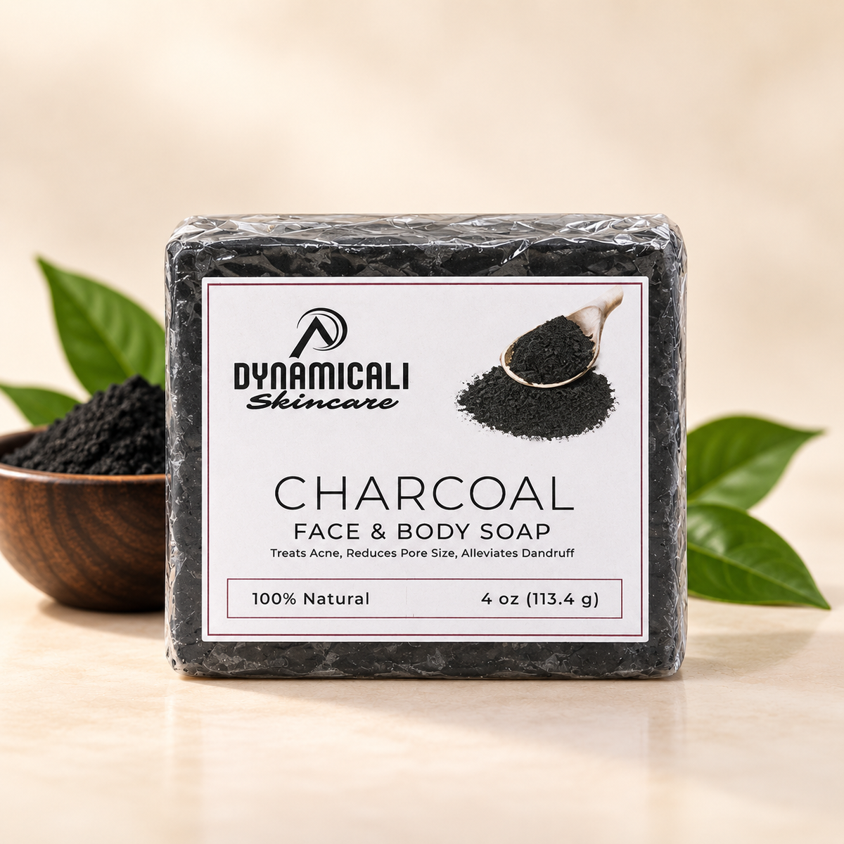 Charcoal Face & Body Soap Bar